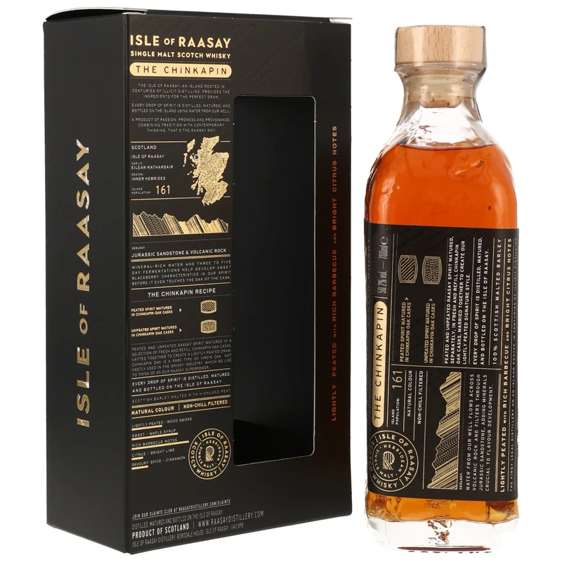 ISLE OF RAASAY - Single Malt Whisky The Chinkapin - 50,2% Vol.