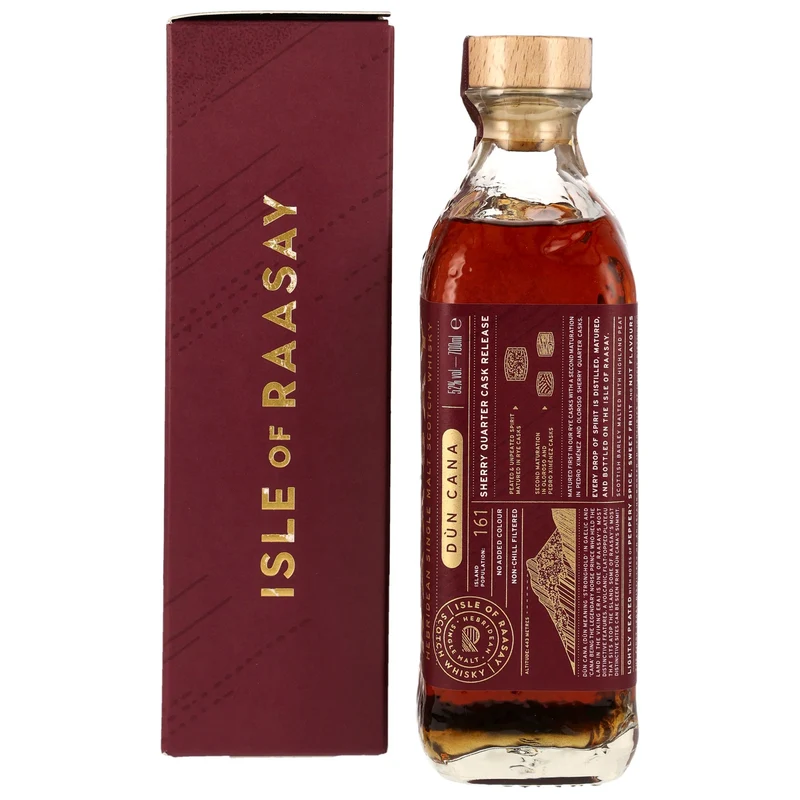 ISLE OF RAASAY - Dun Cana Sherry Quarter Cask - 52.0% Vol.