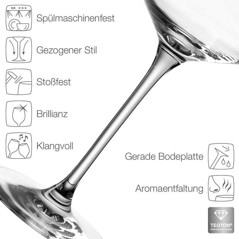 Weinglas 560 ml mit Gravur "Beste Mama der Welt"