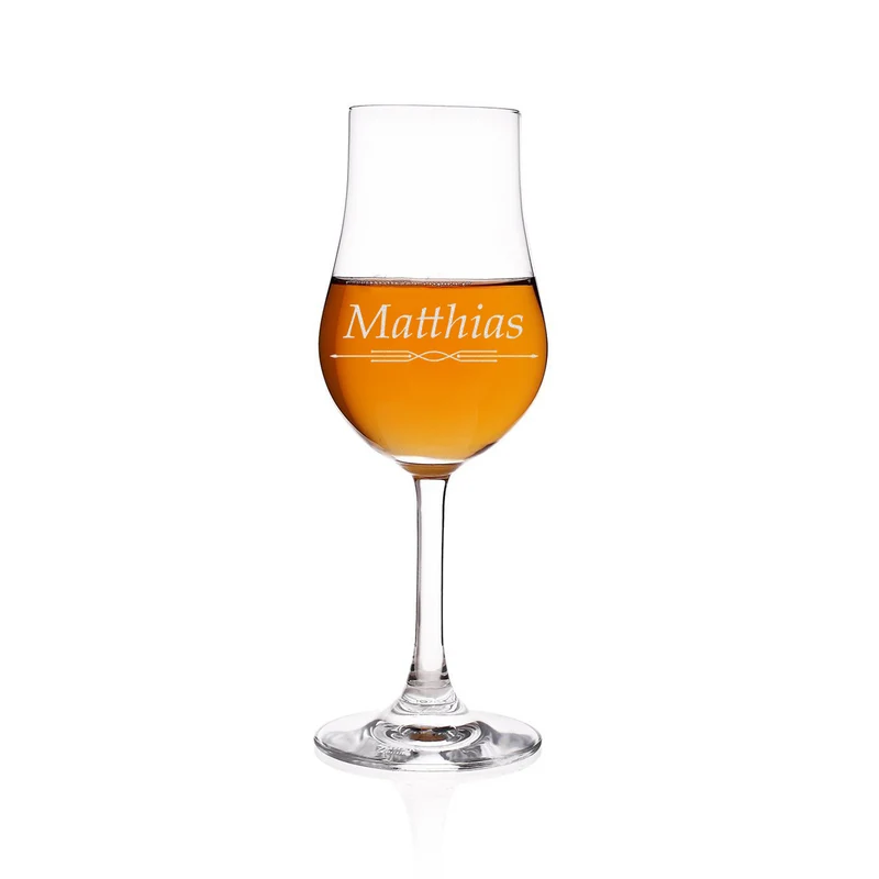 Malt Whisky Glencairn Glas für Männer - mit Wunschgravur