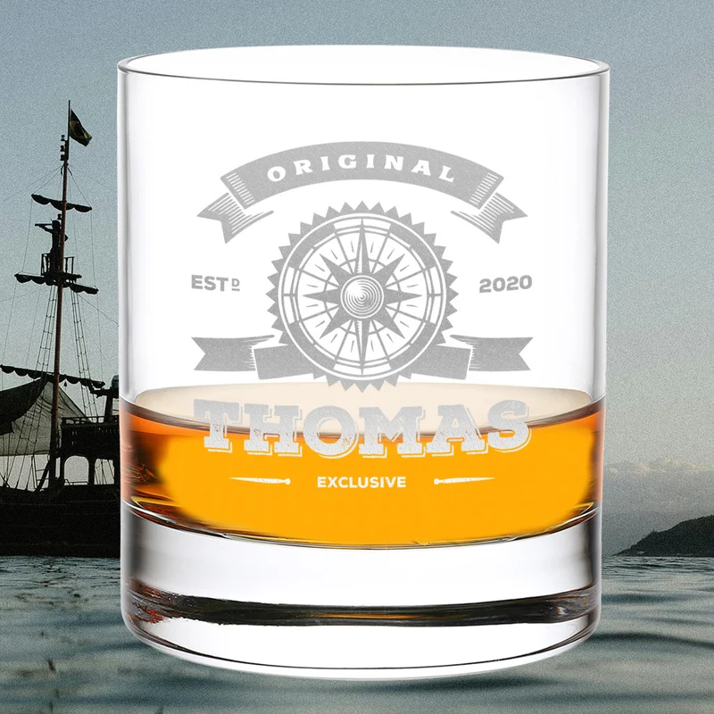 Whiskyglas 320 ml "Original Exklusive" mit Wunschgravur