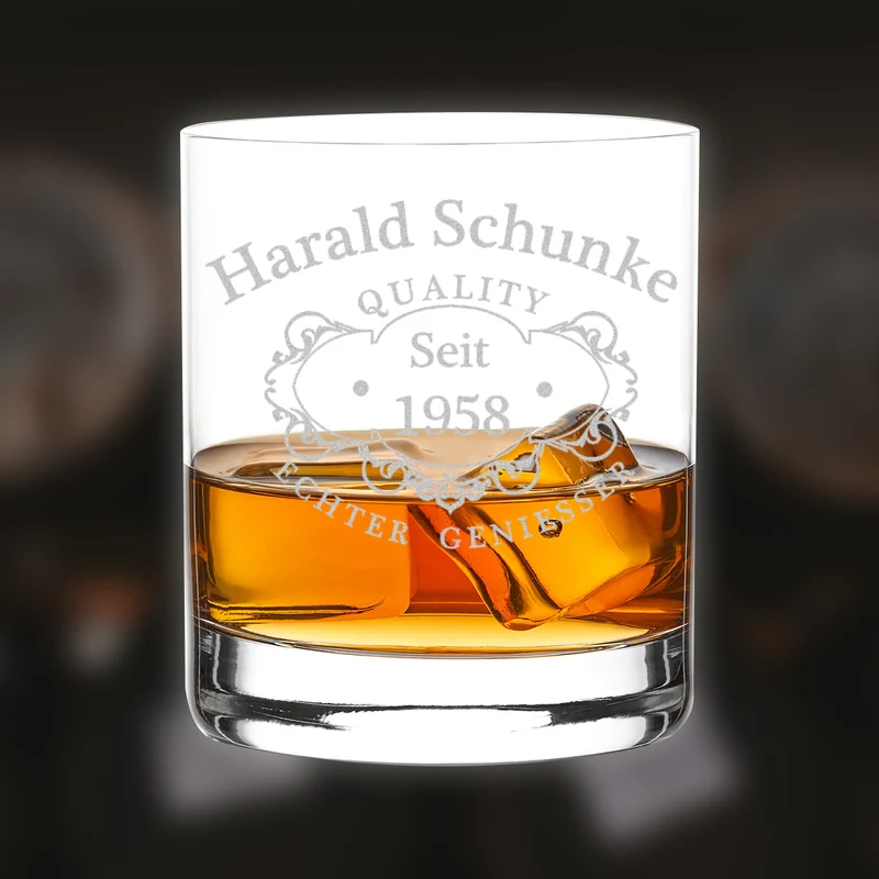 Whisky Tumbler 320 ml mit Wunschgravur - für echten Genuss