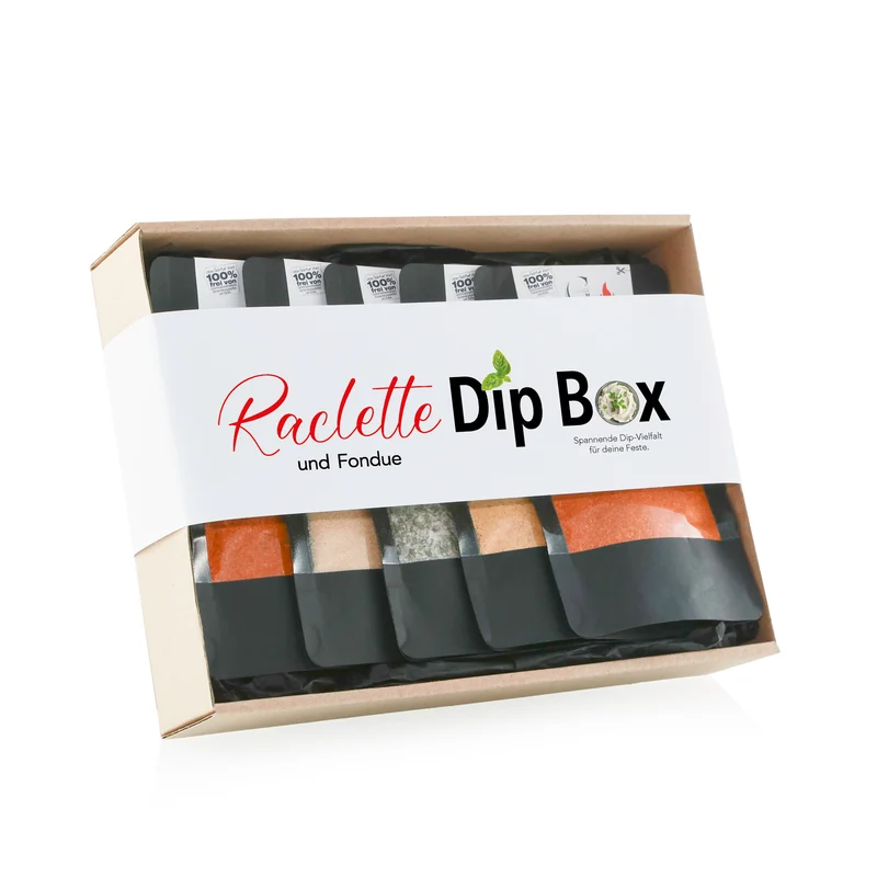 Dip Box Raclette und Fondue - Geschenkset