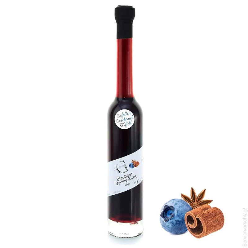 Blaubeer mit Vanille-Zimt Likör