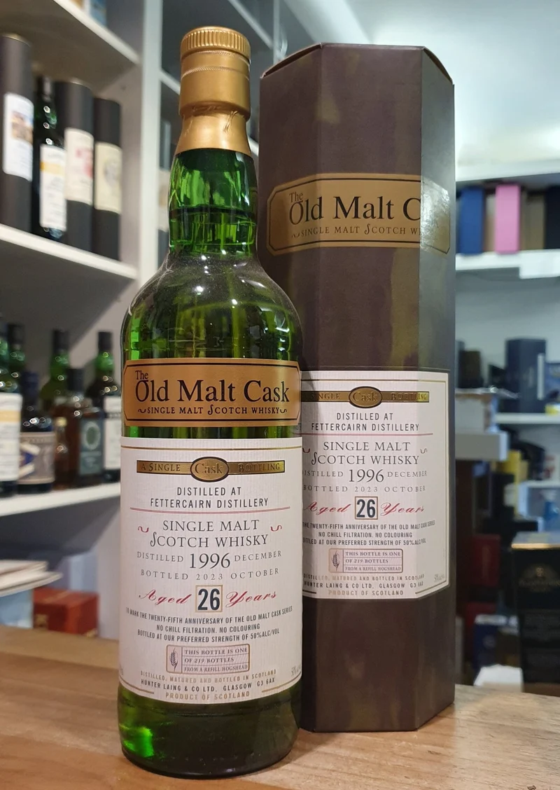 Fettercairn 1996 single cask 26 Y 50 % vol. 0,7l old malt cask Whisky Hunter Laing OMC #hl56899