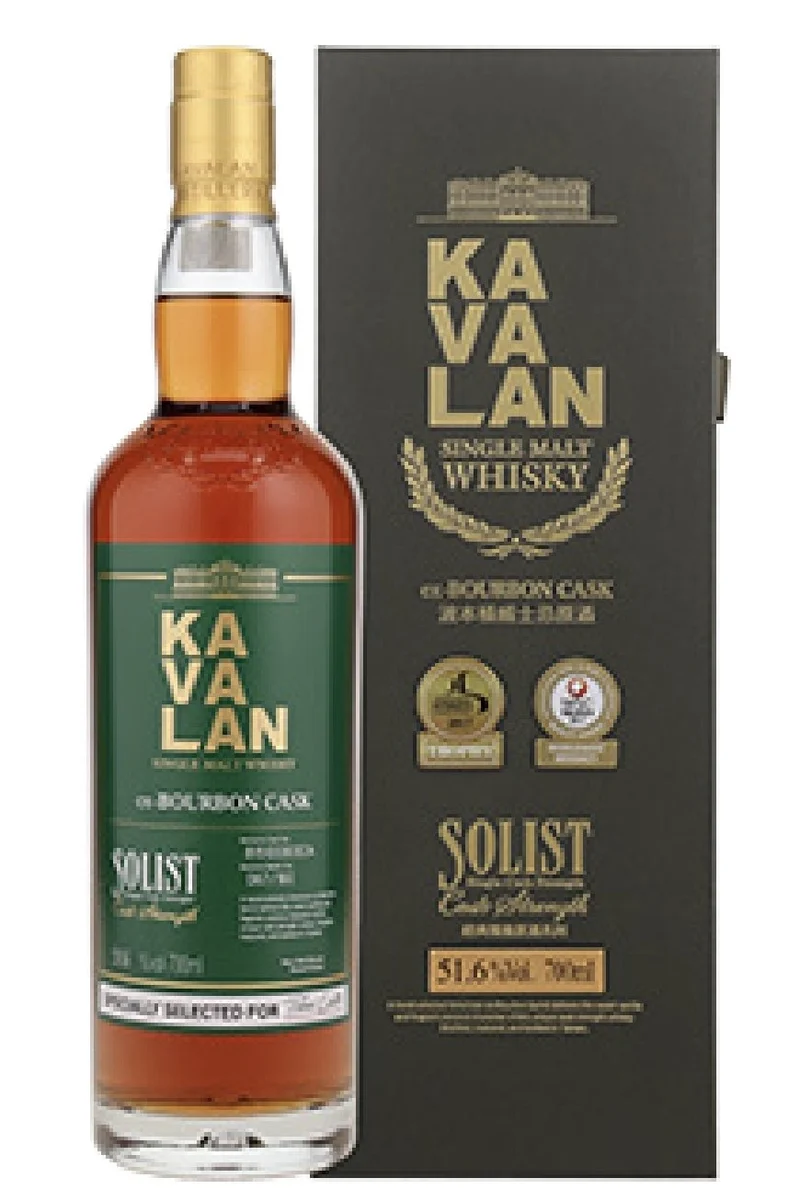 Kavalan Solist Bourbon Cask 2015 0.7l Fl 51,6 % vol. #B8082A Taiwan Whisky bsc