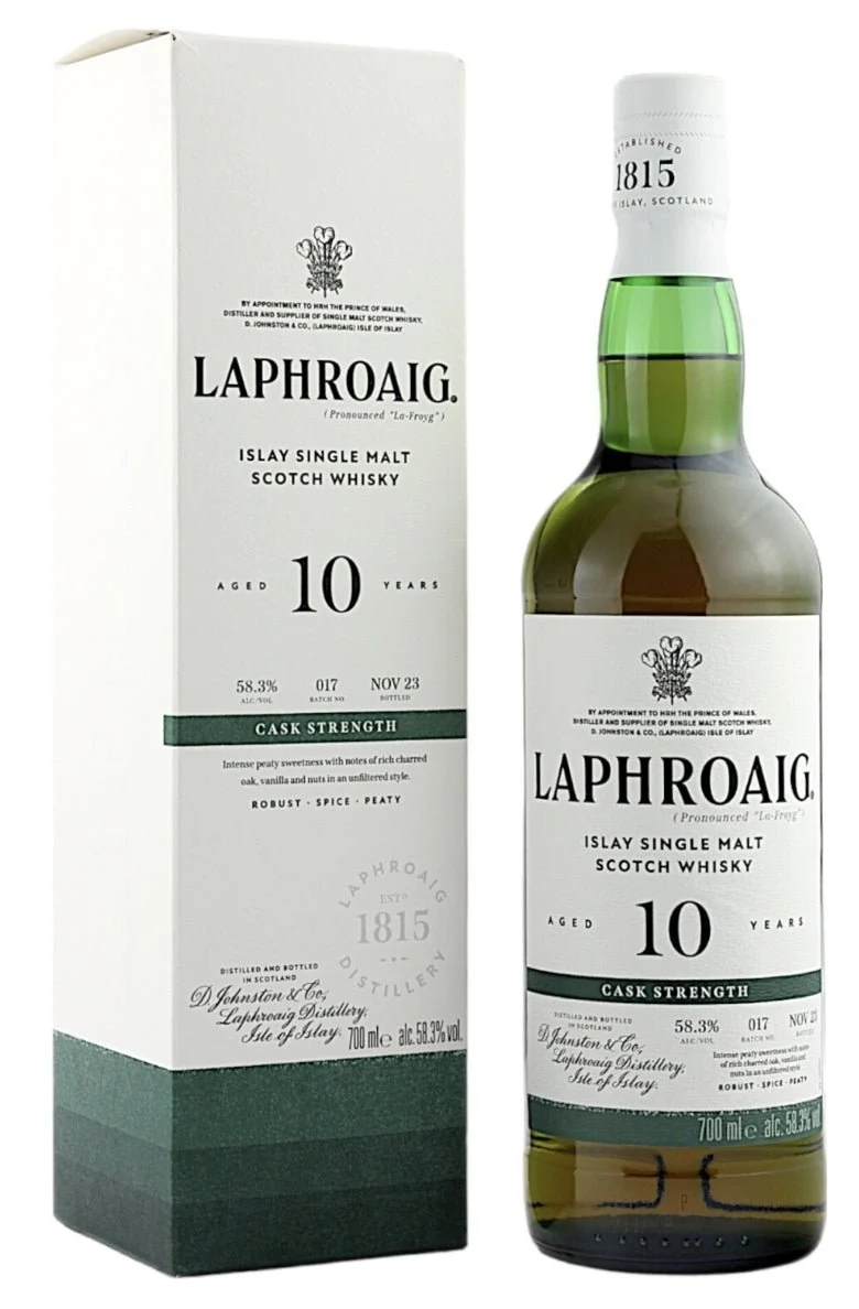Laphroaig cask strength 10 batch 17 Whisky 0,7l 58,3 % vol. B17