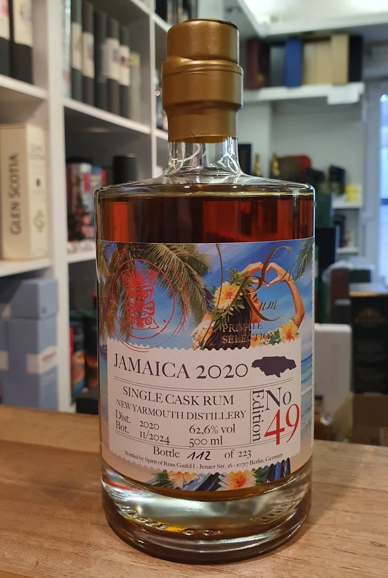 Rumclub Ed. 49 New Yarmouth Jamaica 2020 2024 62,6 % 0,5l l Rum club