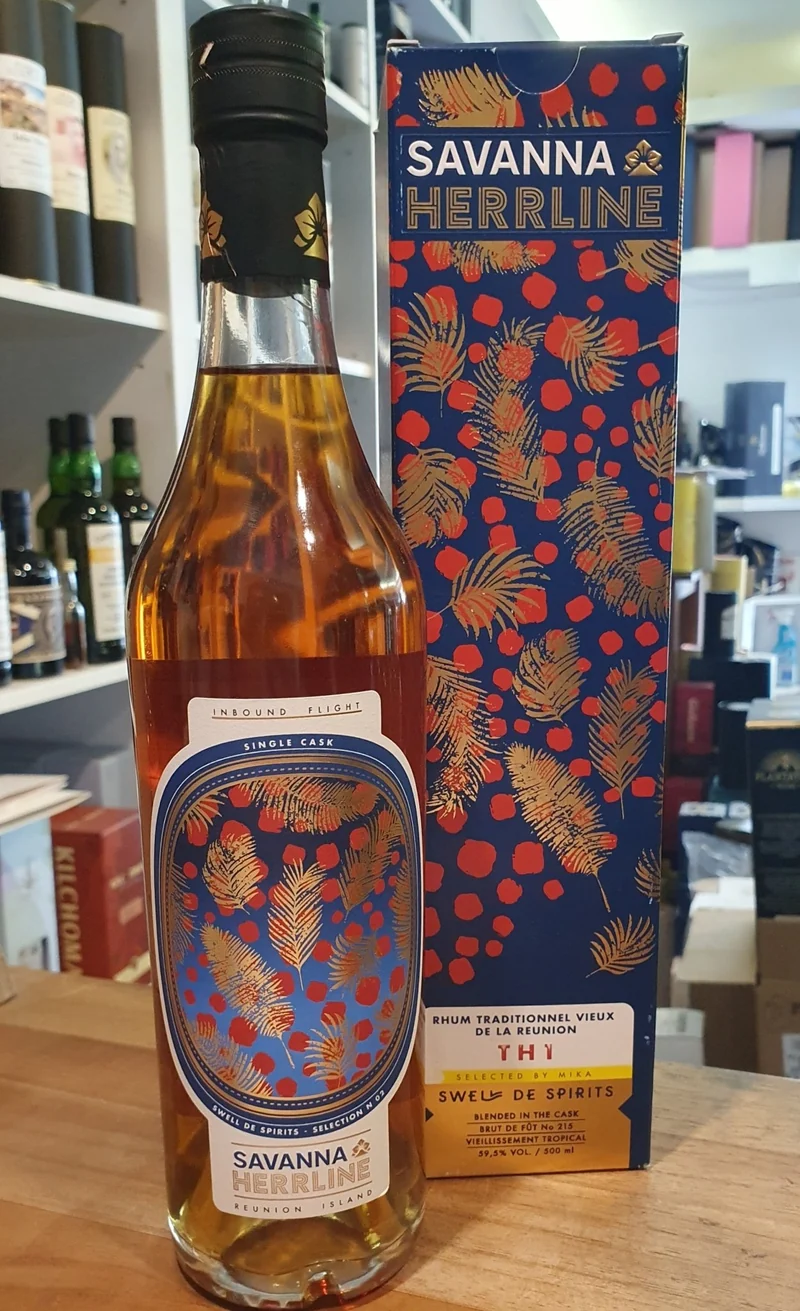 X Savanna Herrline TH1 Swell de Spirit Reunion Rhum 59,5 % 2 vol. 0,5l rum Brut de Fut No. 215 selected by Mika HERR 2009 TRAD 2014