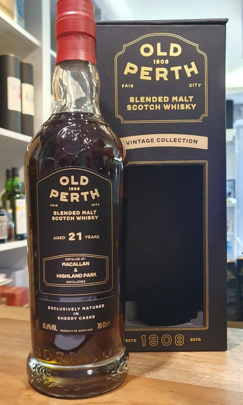 Macallan Highland Park 21 Jahre Old Perth Edition 0,7l 43,6 % vol. Whisky cask strength Morrison