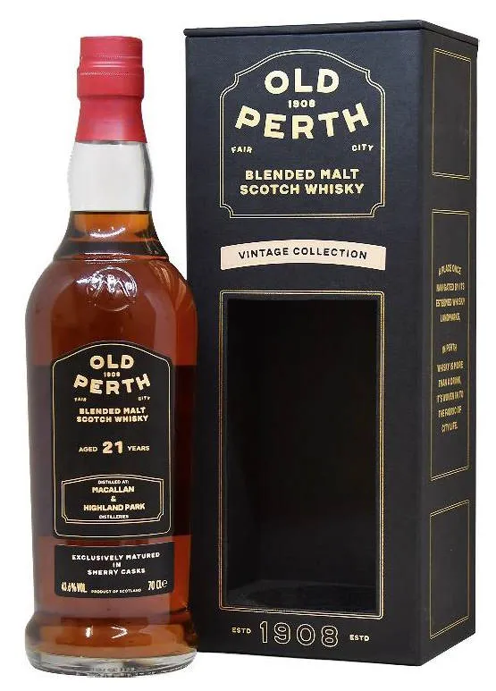 Macallan Highland Park 21 Jahre Old Perth Edition 0,7l 43,6 % vol. Whisky cask strength Morrison