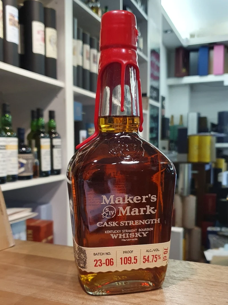 Makers mark cask strength batch 2306 0,7l 54,75 % vol. Bourbon Whiskey