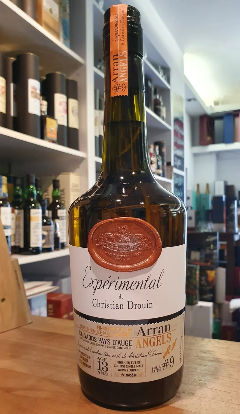 X Christian Drouin 13y Arran cask Angels Calvados Experimental 0,7l 46,9% vol.#9