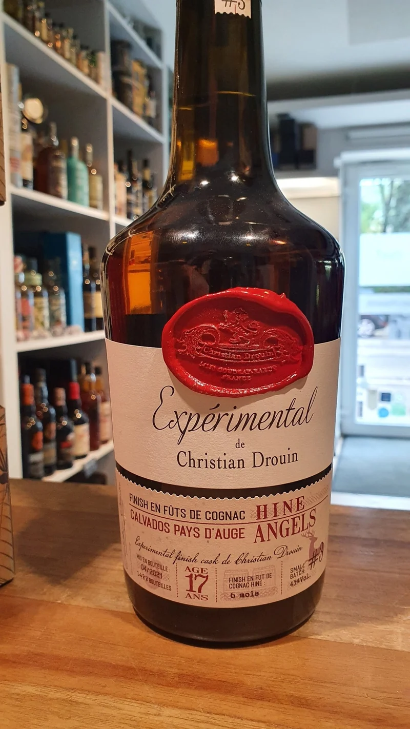 Christian Drouin 17y Hine cask Calvados Experimental Angels 0,7l 43% vol.