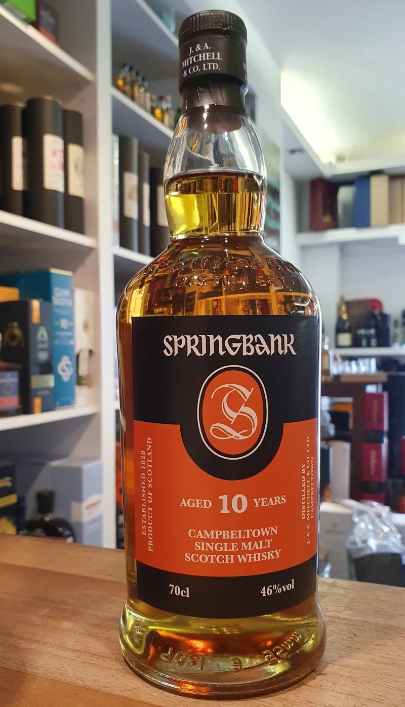 Springbank 10 y o.Dose 0,7l 46% vol. Whisky