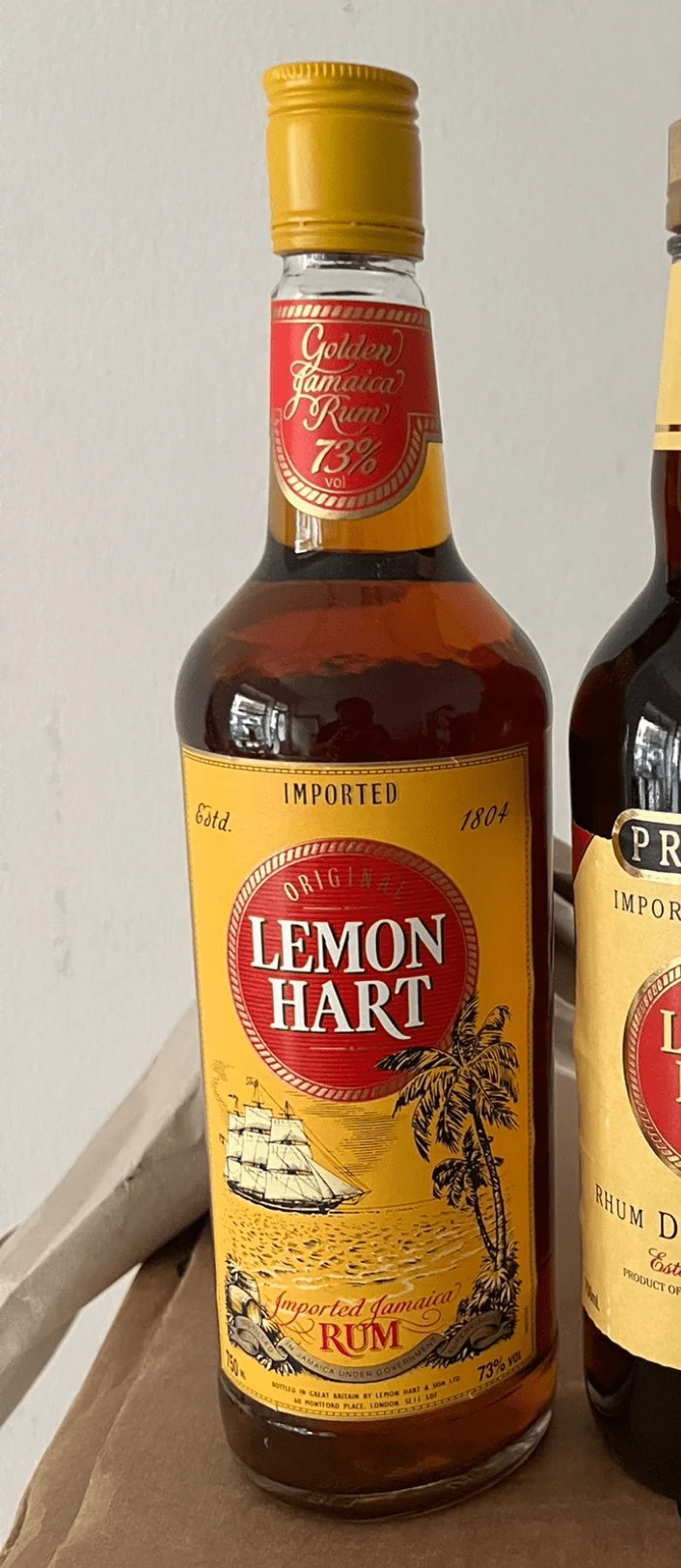 Lemon Hart 1980s Overproof 151 0,7l 73 % Jamaica Rum Fassabfüllung Sonderedition