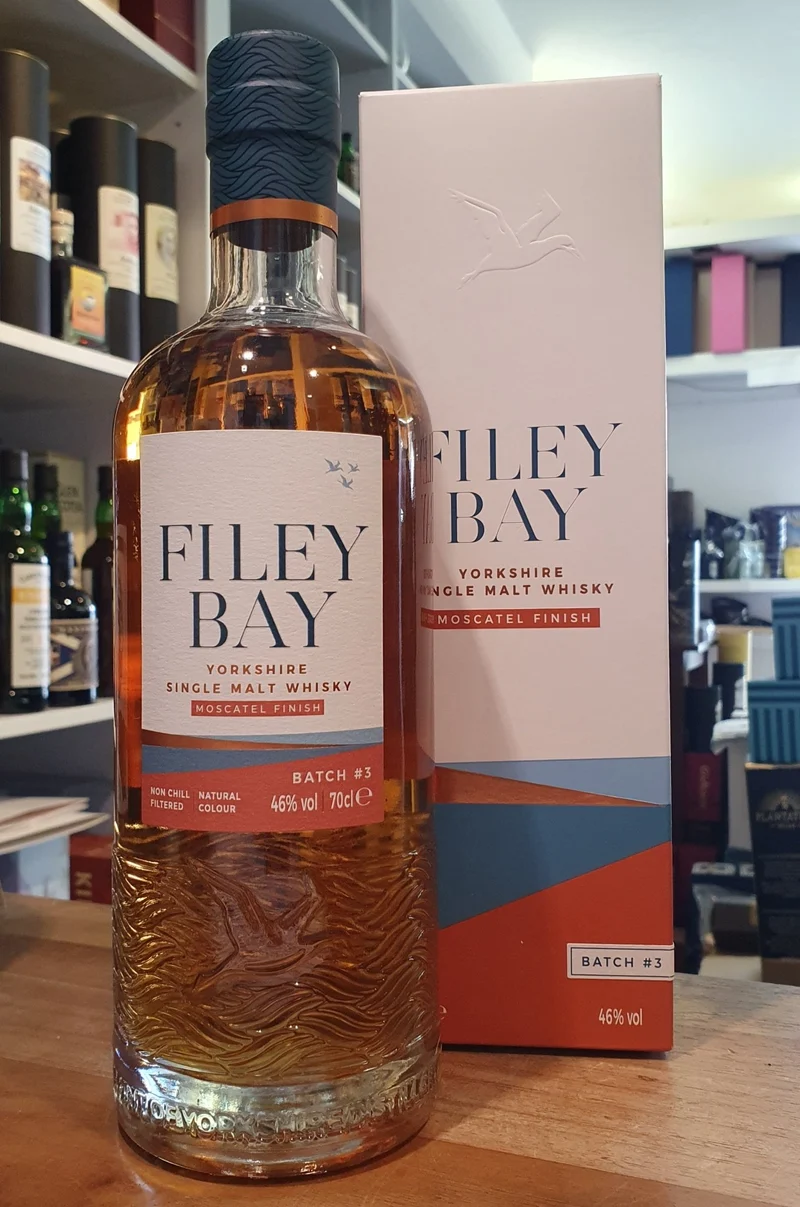 Filey Bay Moscatel Cask #3 Yorkshire Whisky single malt 0,7l 46 % vol.