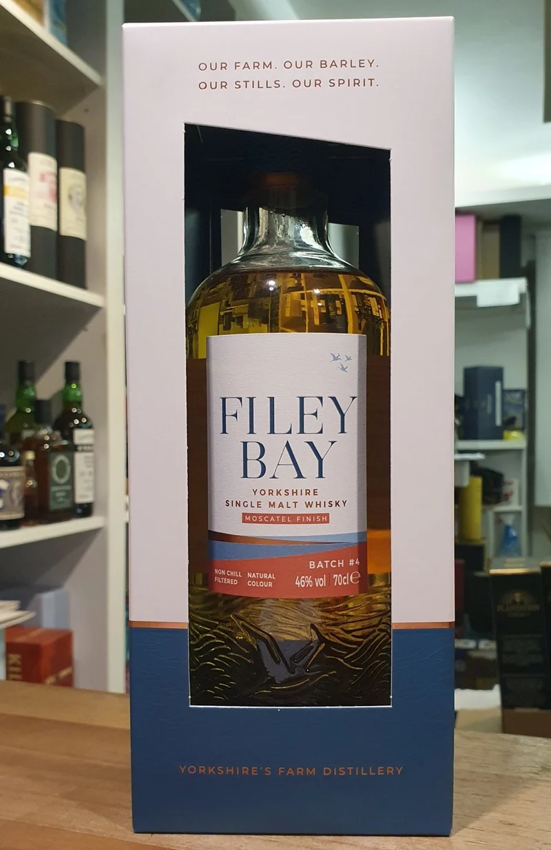 Filey Bay Moscatel Cask #4 Yorkshire Whisky single malt 0,7l 46 % vol.