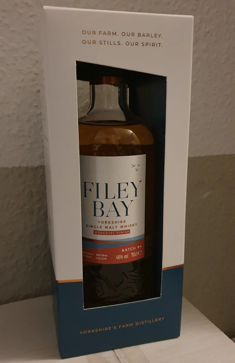 Filey Bay Moscatel Cask #4 Yorkshire Whisky single malt 0,7l 46 % vol.