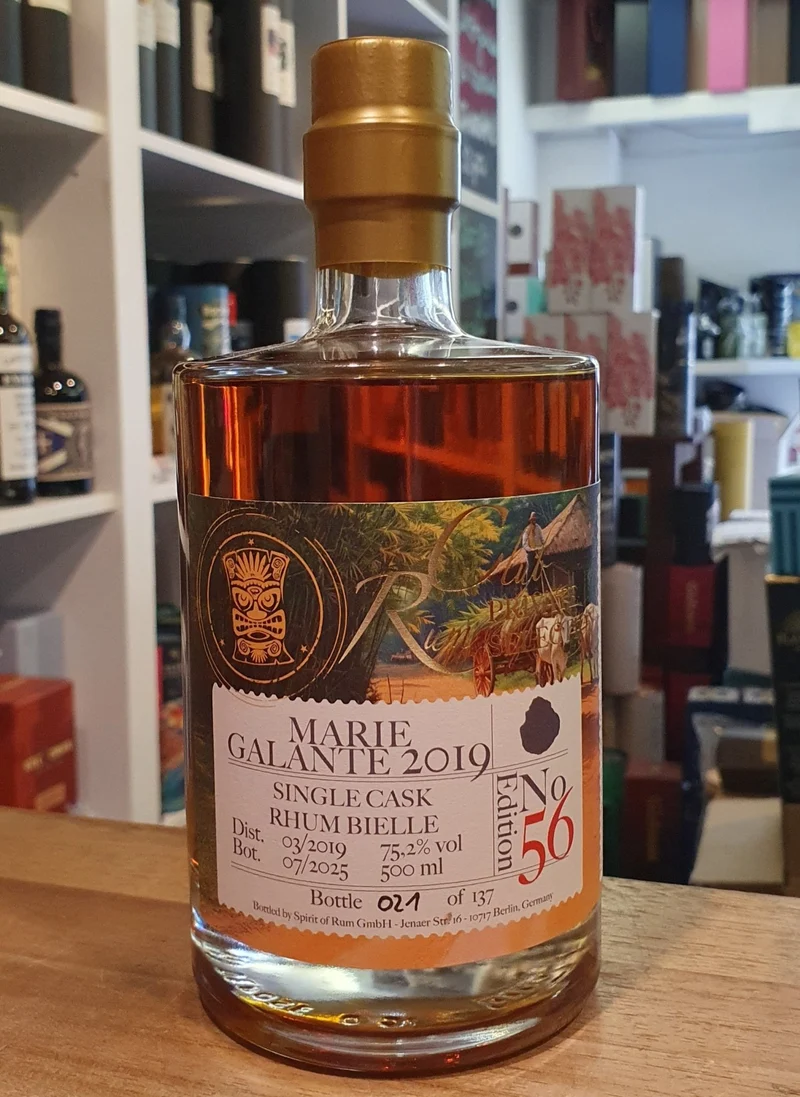 Rumclub Edition 56 Bielle Marie Galante 2019 75,2 % 0,5L Rhum Agricole rum club Private Selection