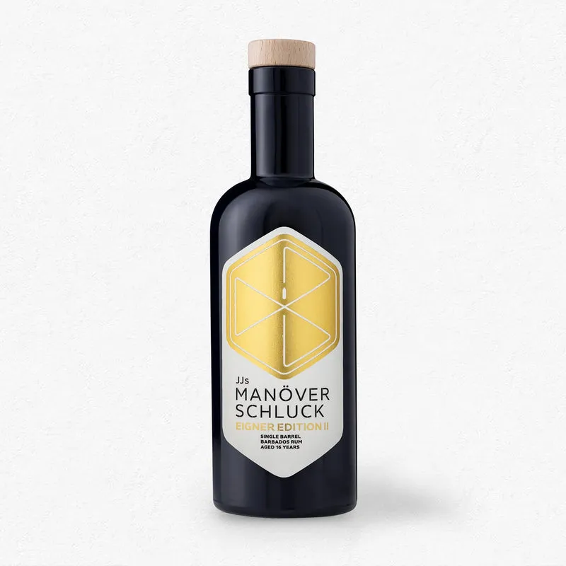 JJs Manöverschluck Eigner Edition 2 16YO Single Barrel Barbados Rum 43% 0,5L