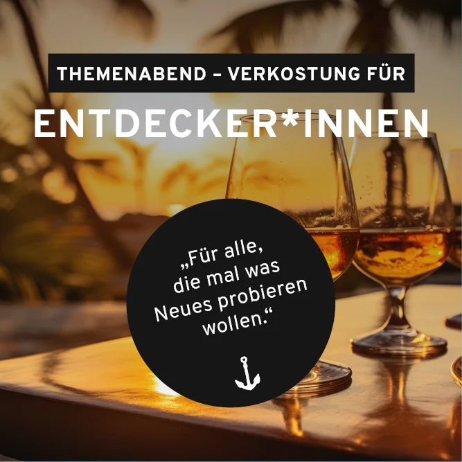 Gutschein Themenabend – Rumverkostung für EntdeckerInnen