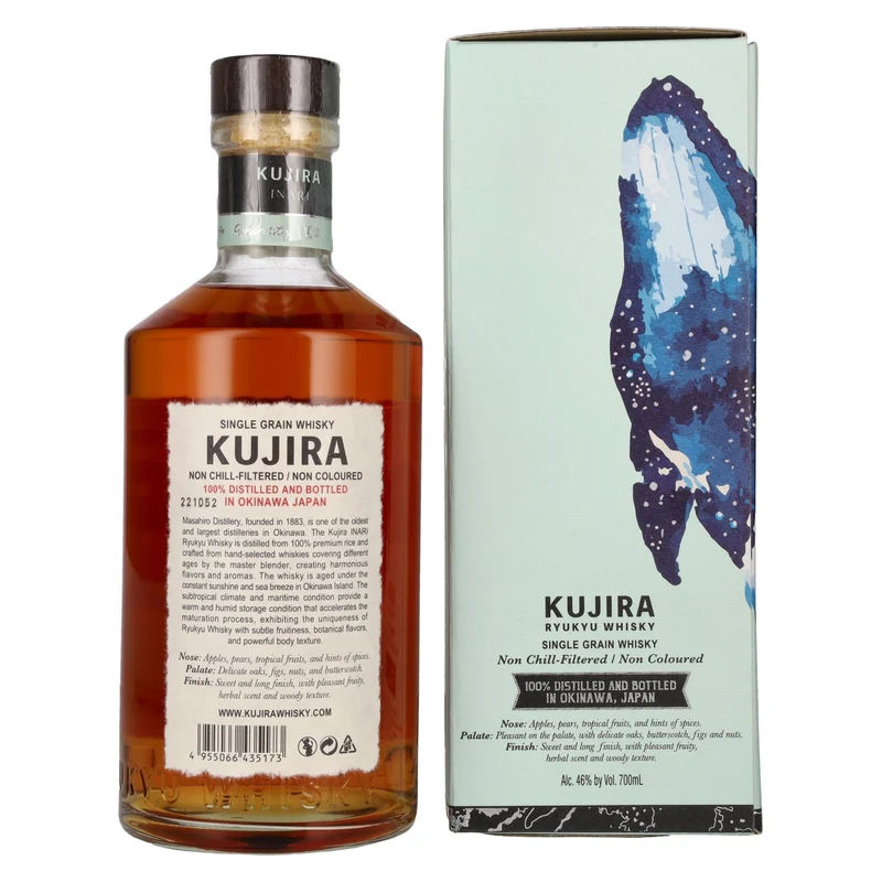 Kujira INARI Ryukyu Whisky 46% Vol. 0,7l in Geschenkbox