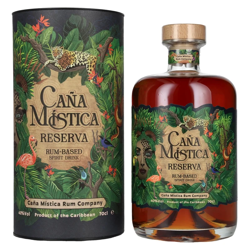 Caña Mística Reserva Rum-Based Spirit Drink 40% Vol. 0,7l in Geschenkbox