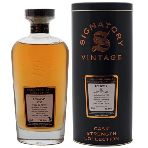 Ben Nevis 20 Year Old Signatory