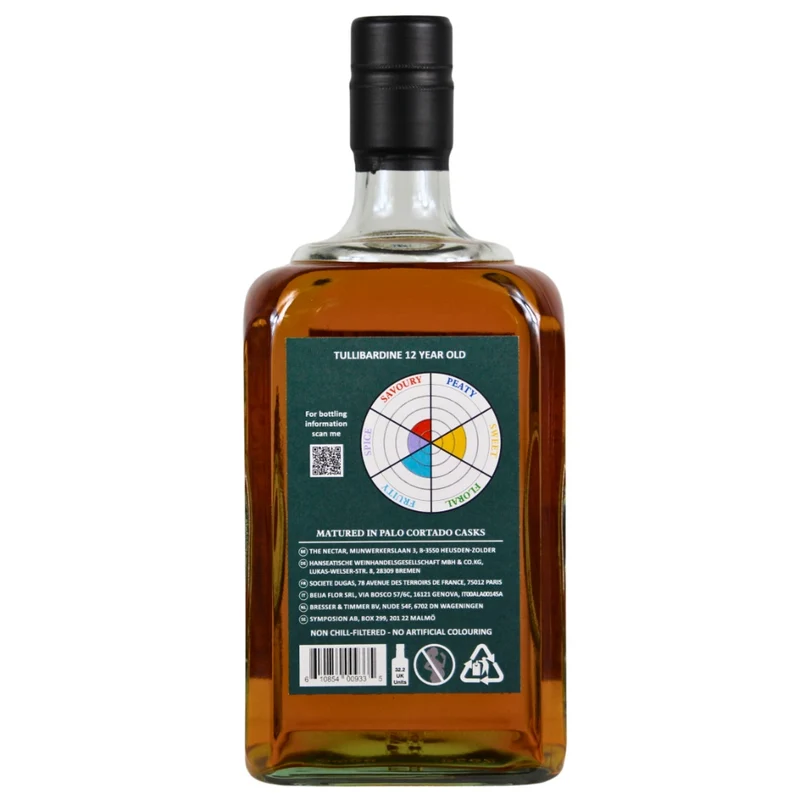 Tullibardine Palo Cortado Finish 12 Jahre Cadenhead August 2024 Collection 46% 0,7l