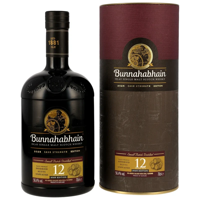 Bunnahabhain Cask Strength 12 Jahre 2025 Edition