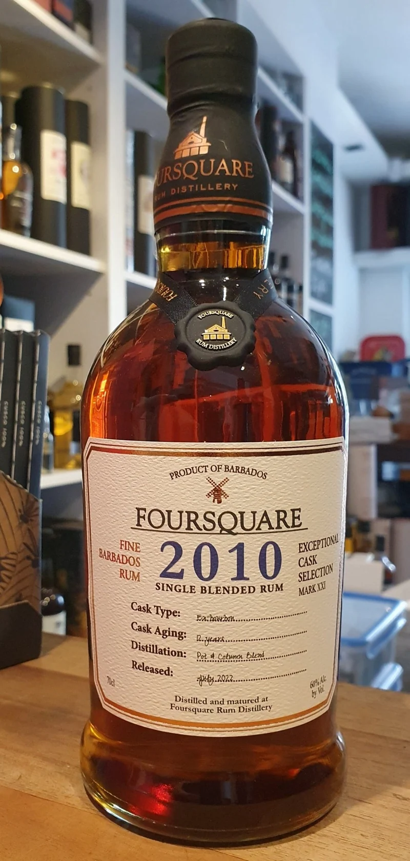 Foursquare 2010 Barbados 12 y cask strength 60% vol. 0,7l ecs Rum