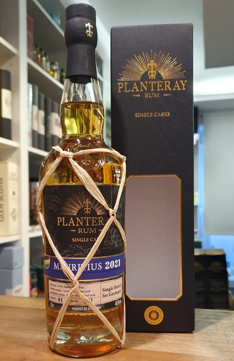 Planteray MAURITIUS 2021 0,7l 40,1% vol. single cask Rum Plantation