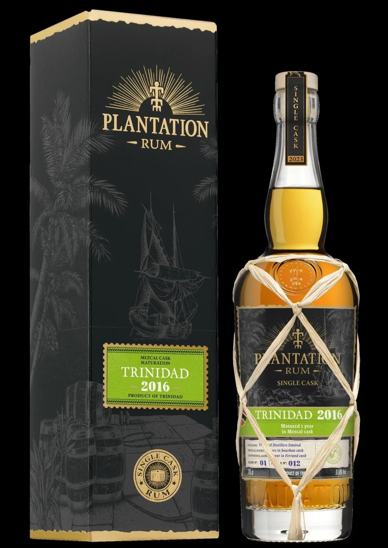 Plantation Trinidad 2016 2023 mezcal koch XO 0,7l 51,0 % vol. single cask Rum rp ws Planteray