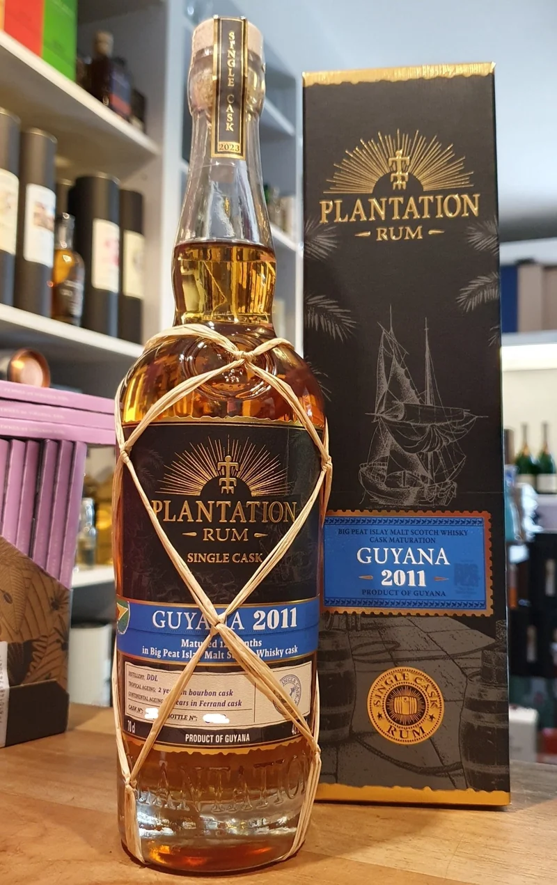 Plantation Guyana 2011 DDL 2023 Big Peat Whisky Finish XO #2 0,7l 49 % vol. single cask Rum ex Planteray