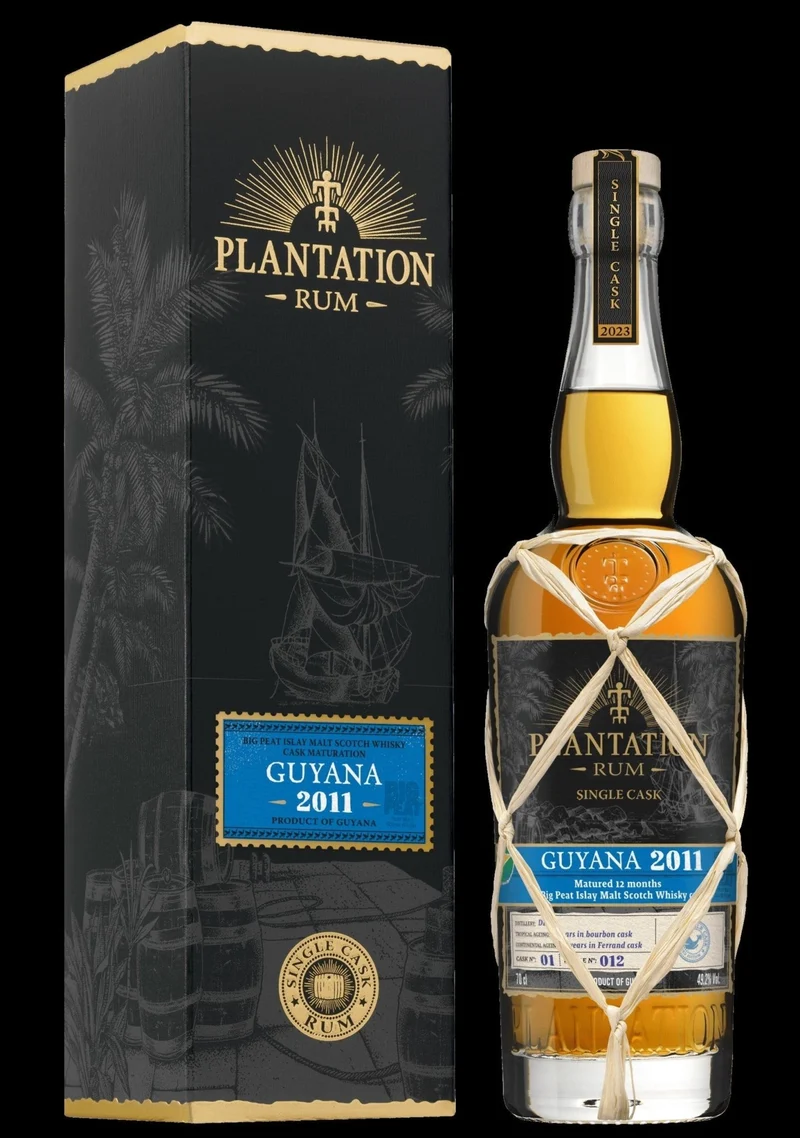 Plantation Guyana 2011 DDL 2023 Big Peat Whisky Finish XO #2 0,7l 49 % vol. single cask Rum ex Planteray