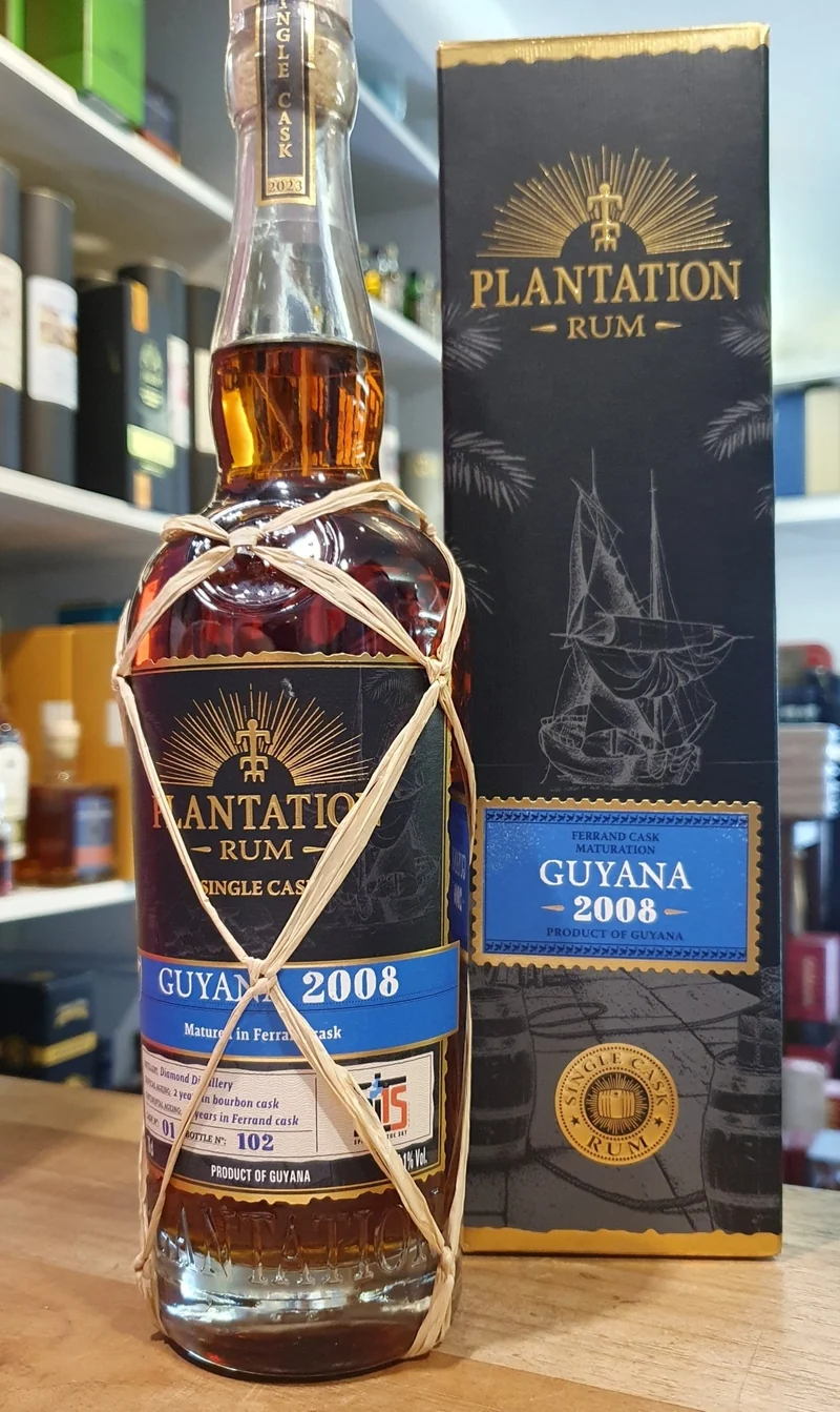 Plantation Guyana 2008 Diamond Dist. 2023 XO 0,7l 54,1 % vol. single cask Rum Sky Planteray
