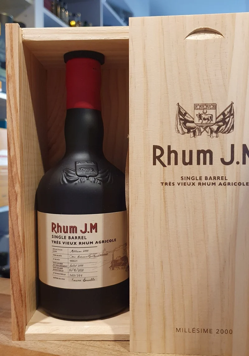 X Rhum J.M Millesime 2000 Single Barrel 40,82%vol. 0,5l single Cask #180029 Rum Agricole Martinique