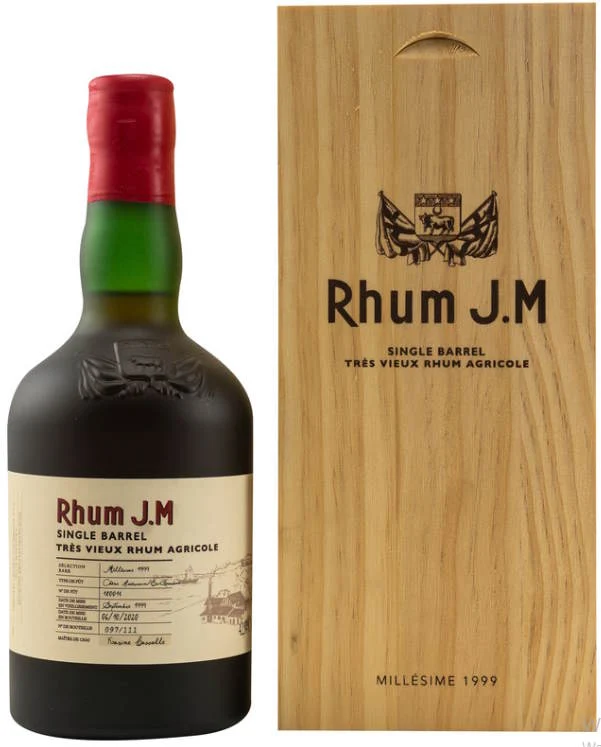 X Rhum J.M Millesime 1999 FUT 014 Single Barrel 42,84%vol. 0,5l single Cask #180014 Rum Agricole Martinique