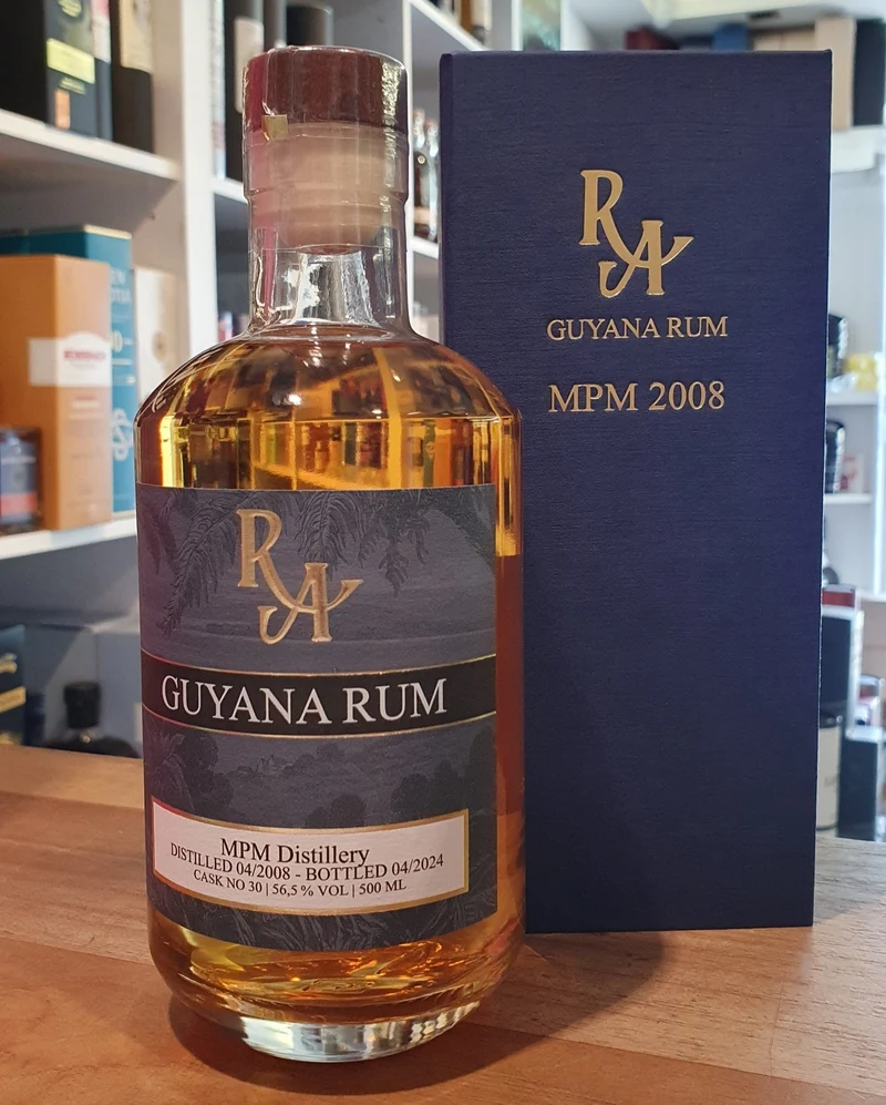 RA Guyana "MPM 2008" 2024 16y Dist. 0,5l 56,5%vol. #30 Single Cask Rum Artesanal