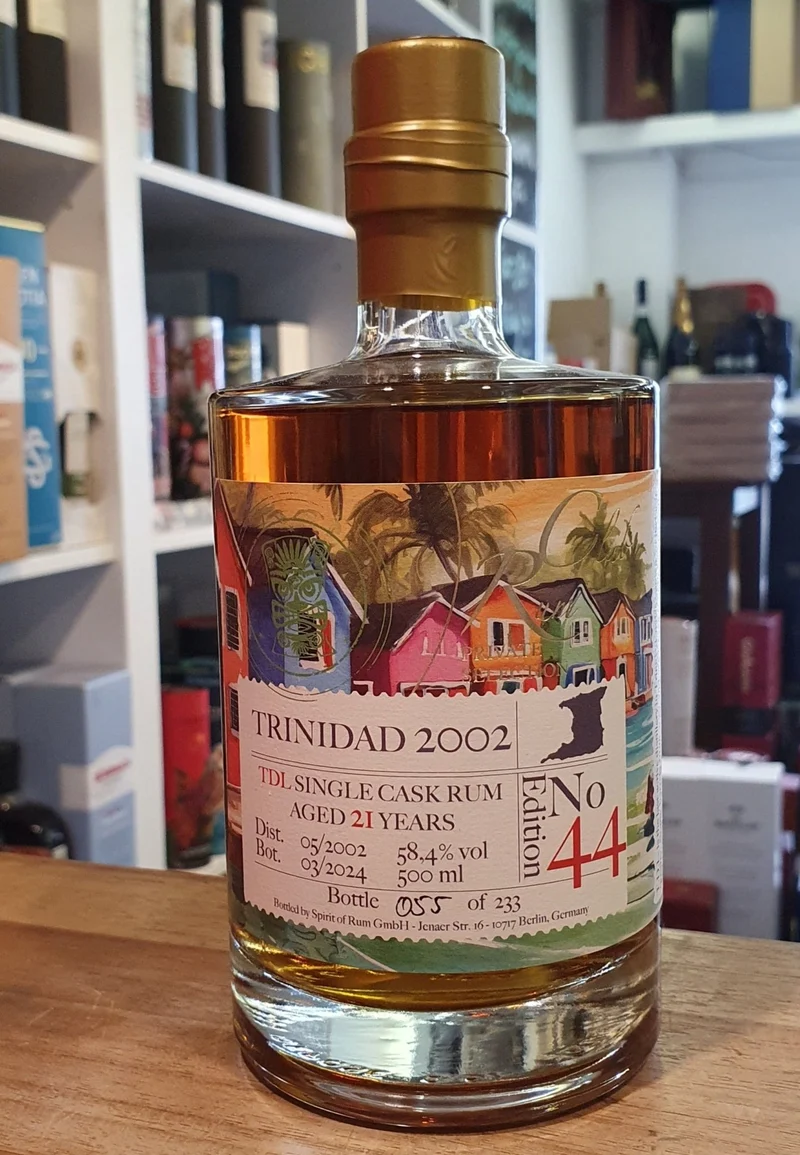 Rumclub Ed. 44 Trinidad 2002 TDL 21y 58,4% vol. 0,5l Single cask Rum club