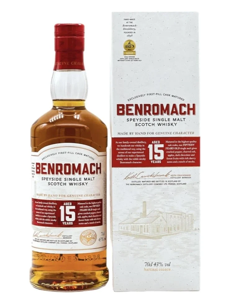 Benromach 15 y single Malt 0,7l 43% vol. Whisky