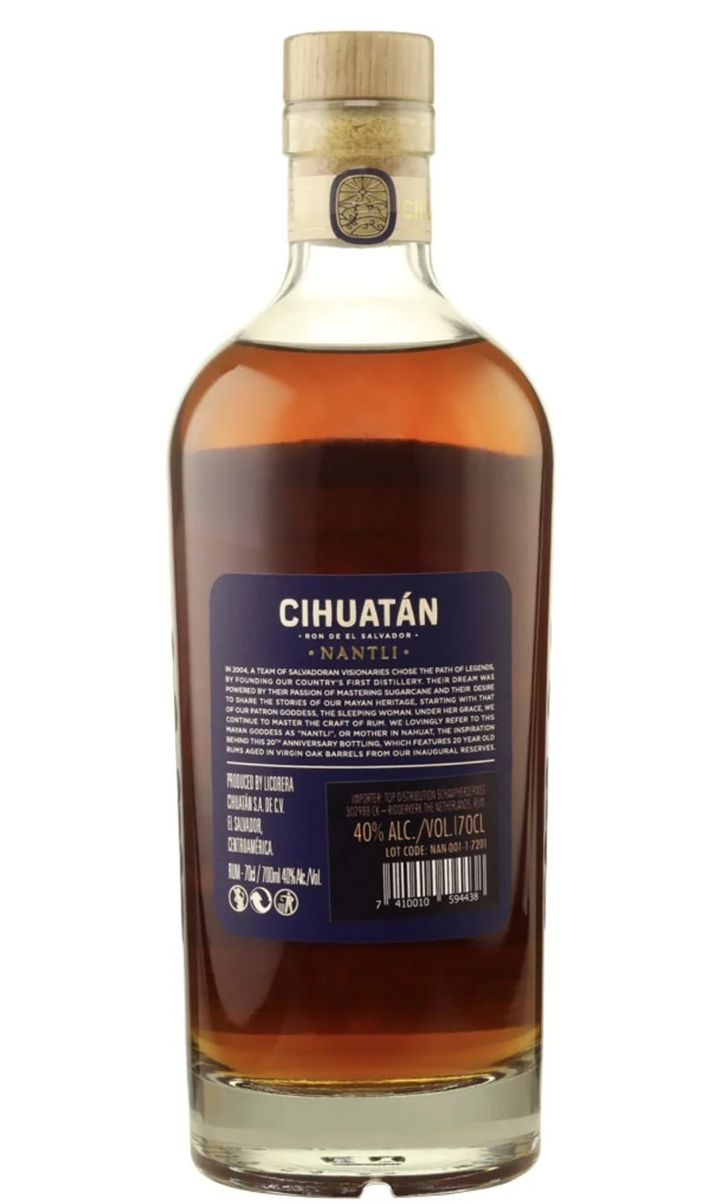Cihuatan Nantli 2004 2024 small batch Rum el salvador 0,7l 40% vol.