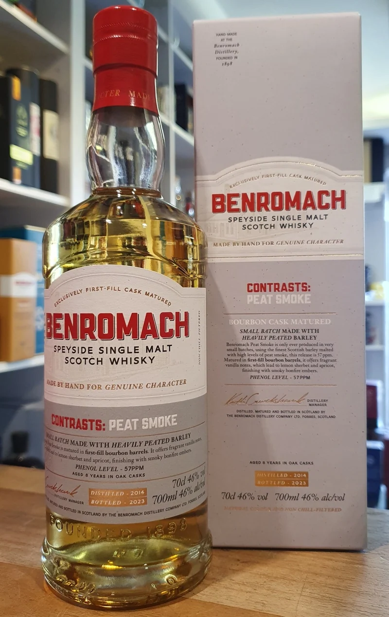 Benromach 2014 2023 Peat Smoke Contrasts 0,7l 46% vol. Whisky