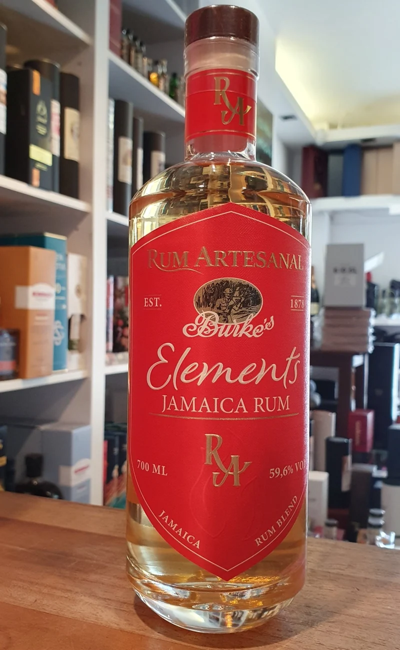 X RA Artesanal Long Pond Hampden Burkes Elements II 2024 Feuer limited 0,7l 59,6% vol. Rum