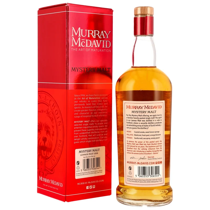 Lennox Peat Mystery Malt 6 Jahre 2018/2025