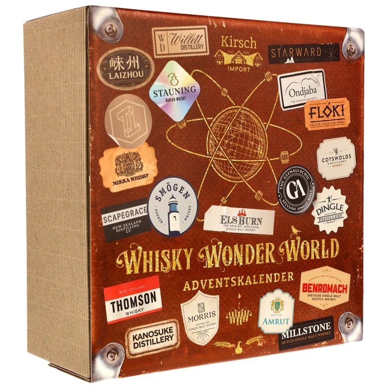Whisky Wonder World Adventskalender 2026 – 24 x 0,02 l – 48,7% vol. 480ml