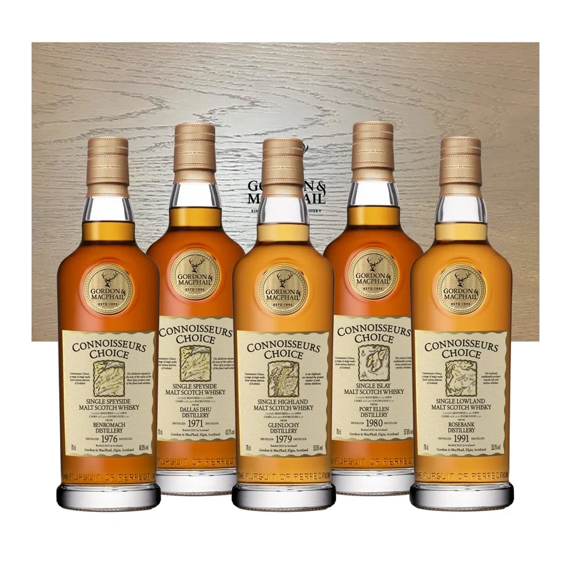 G&M Connoisseurs Choice Heritage Collection Vol. 1 – 5 x 700ml – 50,36% vol.