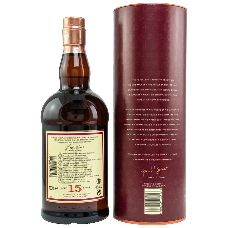 GLENFARCLAS - 15 Jahre - 46% Vol.