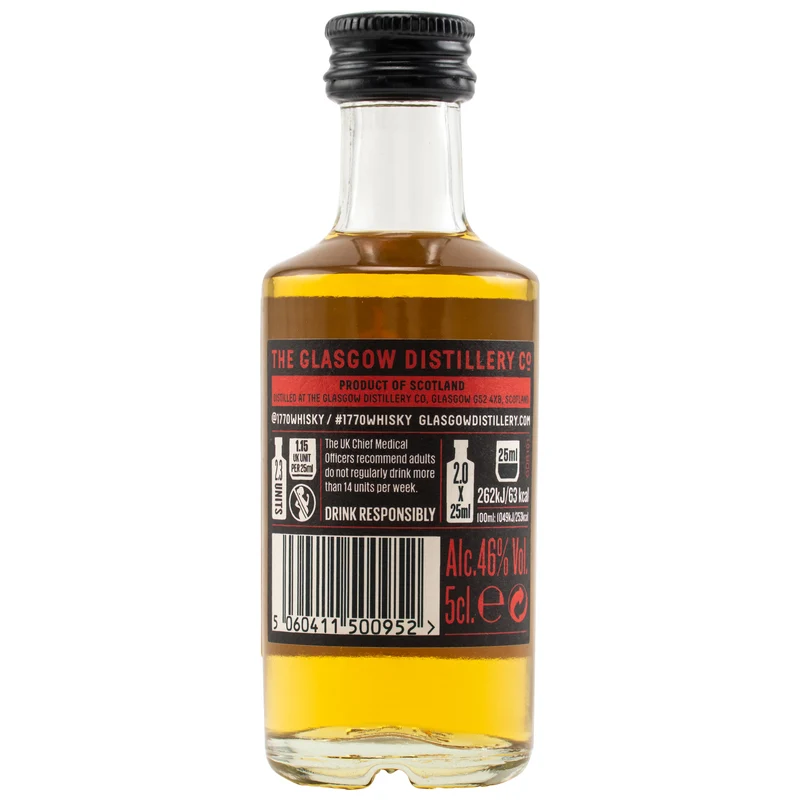 1770 GLASGOW - Single Malt Scotch Whisky The Original - Mini - 46% Vol.